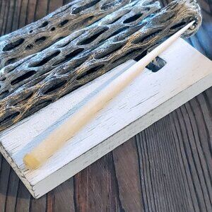 Philippines Artisan Minimalist Natural Tan Yellow 6" Long Hair Stick